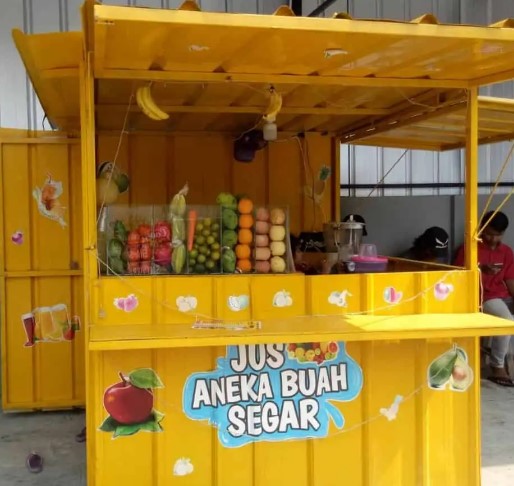 7 Inspirasi Desain Warung Jus Buah Sederhana Tapi Menarik, Bikin yang Lewat  Auto Belok