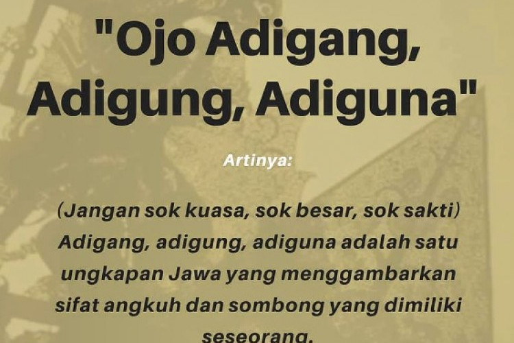 Adigang Adigung Adiguna Aksara Jawa, Masuk Bagian Purwakanthi dan Peribahasa