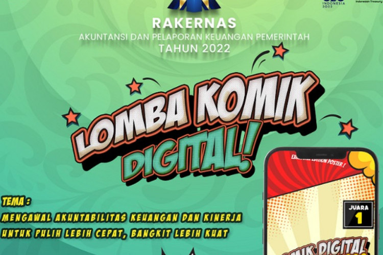 Poster Lomba Gambar Komik SD Keren, Bikin Orang Tertarik Untuk Join!