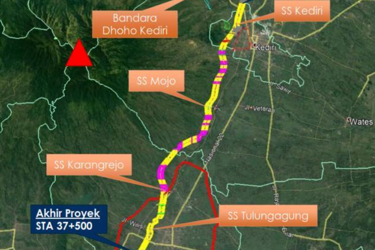 Pembebasan Lahan Tol Kediri-Tulungagung Sudah Dimulai, Sejumlah Bangunan Tergusur dan Beberapa Institusi Tak Bisa Beroperasi