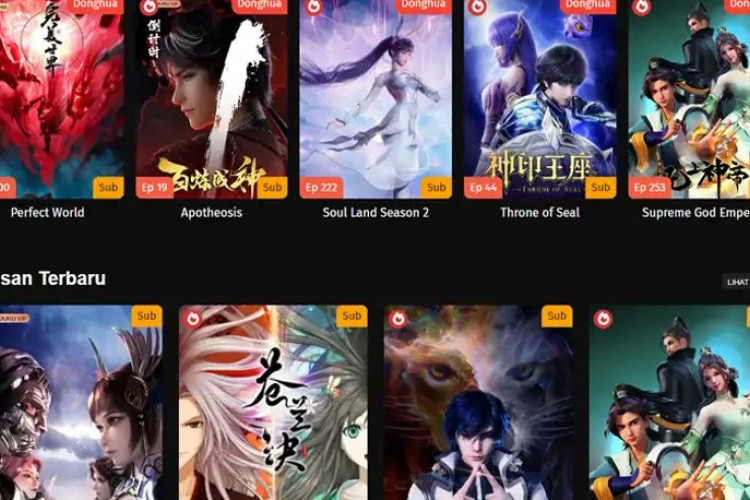 5 Rekomendasi Situs Nonton Donghua Legal dan Gratis, Ini Surganya Penggemar Anime China!