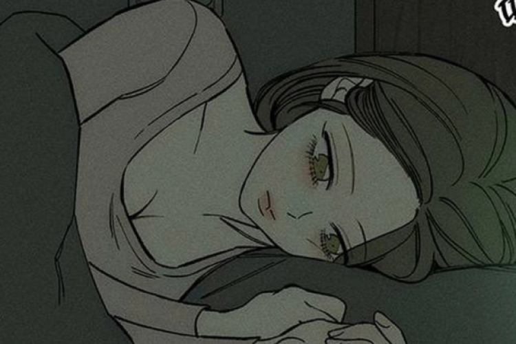Manhwa Tears on a Withered Flower Chapter 54 Bahasa Indonesia, Mbak Haesoo Galau Pesannya belum Dibalas sama Si Brondong