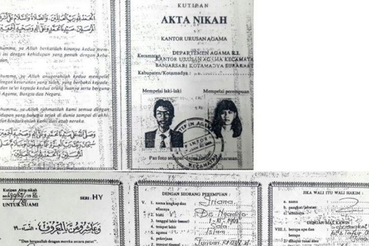 Bagian Buku Nikah yang Difotokopi Lengkap Dengan Syarat Legalisasinya 