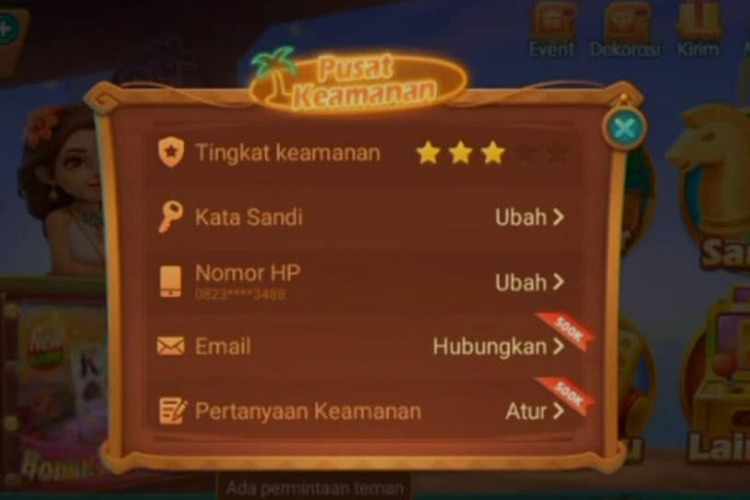 Cara Melihat Nomor HP di Akun Higgs Domino Island, Mudah Bangat! Ikuti Langkah Berikut