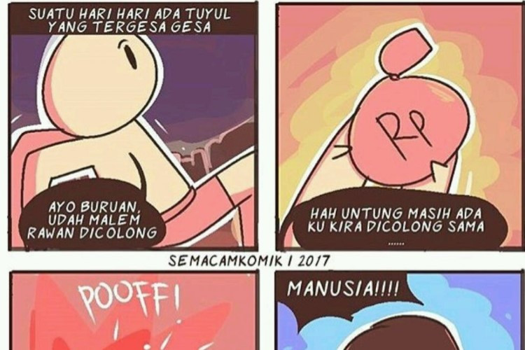 Kumpulan Gambar Komik Horor Lucu Tentang Hantu Indonesia, Gak Jadi Takut Malah Ngakak 