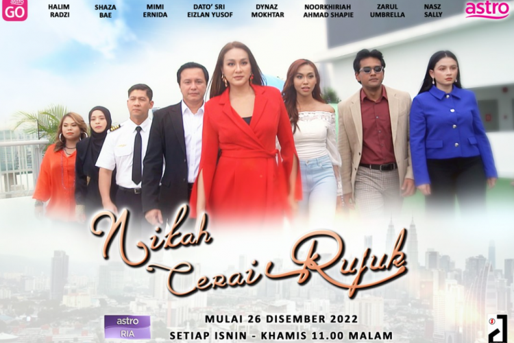 Nonton Drama Malaysia Nikah Cerai Rujuk (Astro Ria) Full Episode 1-24 Sub Indo, Kisah Tiga Pasangan yang Rumit dan Sakit
