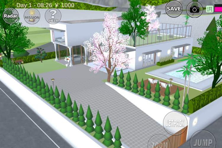 ID Sakura School Simulator Rumah Mewah Sultan Dengan Berbagai Style, Banyak Pilihan Dari Modern Sampai Vintage Gratis