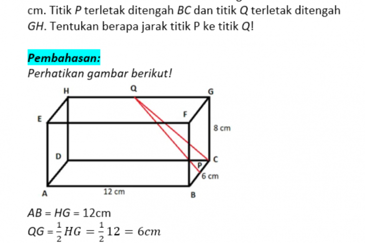 Materi Dimensi Tiga Matematika: Pengertian, Jenis, Rumus, Contoh Soal dan Pembahasan