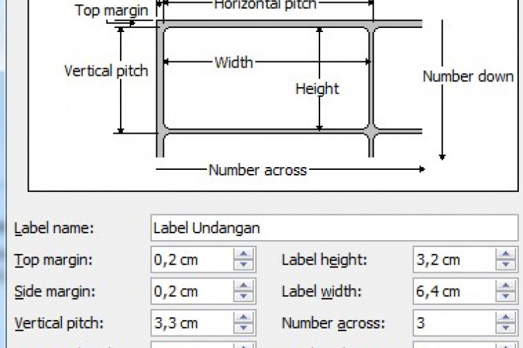 Cara Print Label Undangan 103, Bisa Gunakan Microsoft Word Untuk Atur Margin