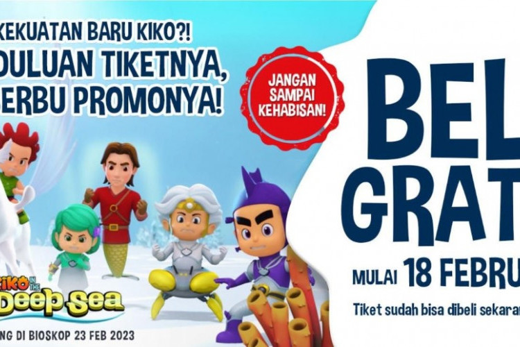 Promo Tiket Buy 1 Get 1 Free Kiko in The Deep Sea, Dapatkan Gratisnya Cuma Disini!