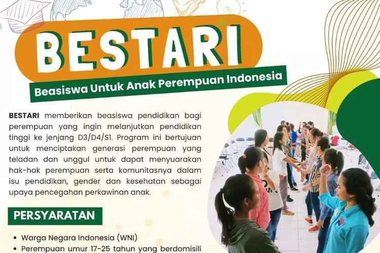 Link Pendaftaran Beasiswa Bestari Tahun 2023 Untuk Dapat Bantuan Biaya Pendidikan Senilai Rp 10 Juta