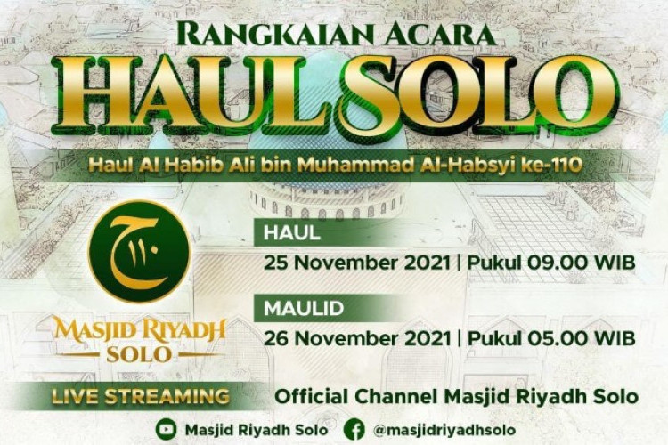 LIVE! Nonton Streaming Haul Habib Ali bin Muhammad Al-Habsyi 2023, Yang Nggak Bisa Hadir Ini Solusinya!