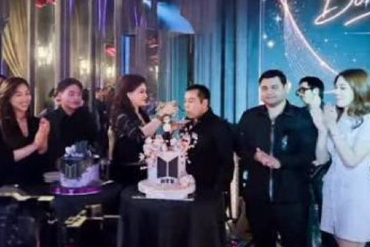 Viral Setya Novanto Hadir di Pesta Ultah Mewah Bertema K-Pop BTS Usai Bebas Bersyarat, Rayakan Ultah Istri dengan Sumringah