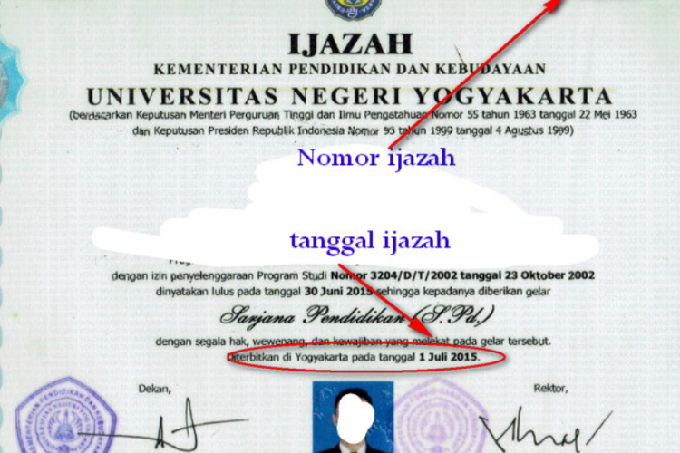 Nomor Ijazah Sekolah yang Mana? Berikut Penjelasan Lengkap Disertai Gambar