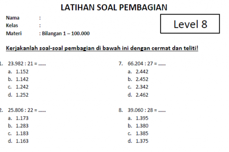 Materi Pembagian Porogapit SD Kelas 6 Dilengkapi dengan Contoh Soal dan Jawaban!