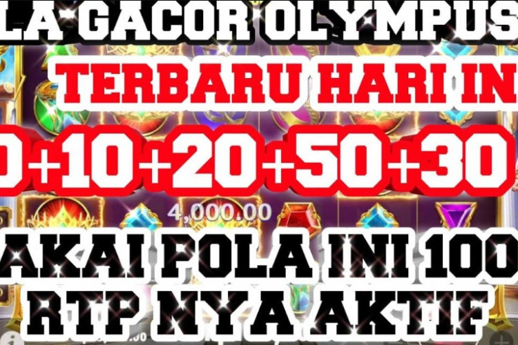 5 Rahasia Pola Gacor Slot Gates of Olympus HARI INI, Auto Full Scatter dari Kakek Zeus!