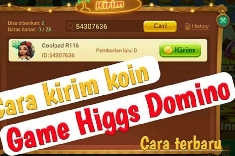 Cara Kirim Chips Higgs Domino Ke Teman Level 5, Kenali Penyebab Tidak Bisa Klik Tombol Kirim!