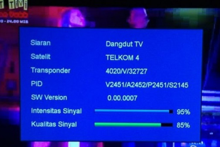 Frekuensi Dangdut TV di Satelit Telkom Lengkap Dengan Channel Lainnya