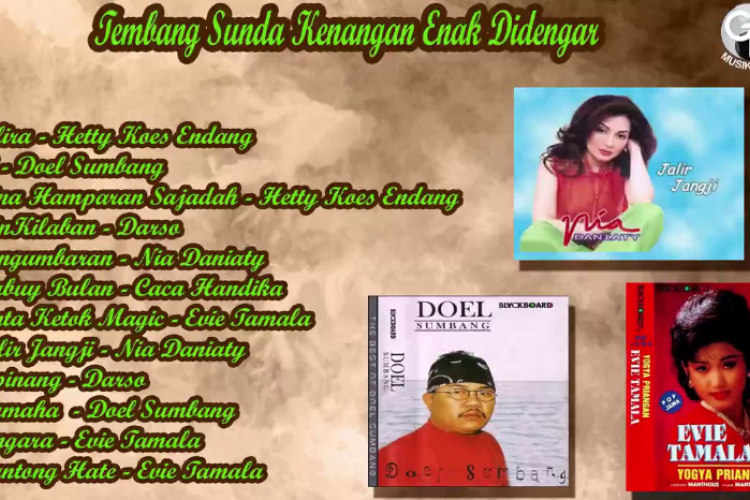 Kumpulan Lagu Dangdut Sunda Jadul 90an dan Link Download MP3, Video MP4 & 3GP, Dijamin Mantap Pisan!