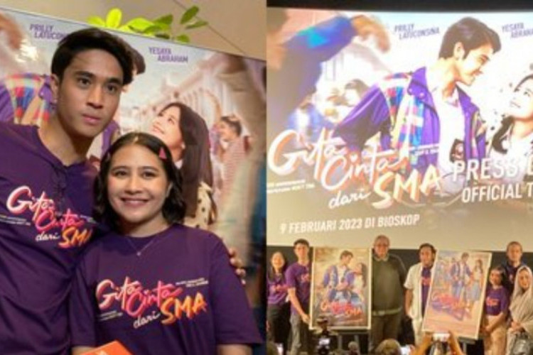 Daftar Pemain Film Gita Cinta dari SMA (2023), Hadirkan Prilly Latuconsina dengan Yeyasa Abraham