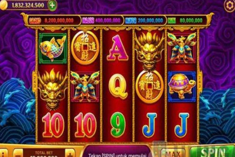 Pola Scatter Naga di Slot Dragon Higgs Domino Terbaru 2023, Full Senyum dengan JP 2 Naga Hijau