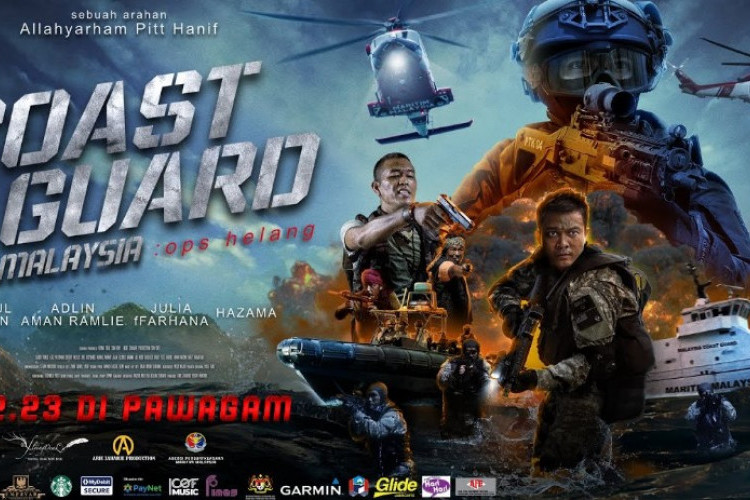 Daftar Pemain Coast Guard Malaysia: Ops Helang, Saharul Ridzwan Akan Main Film Aksi!