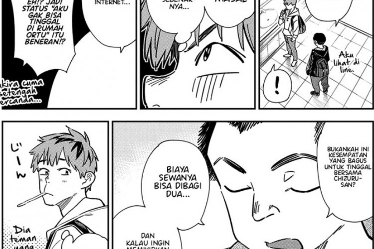 Spoiler Manga Kanojo Okarishimasu Chapter 276, Kazuya Mendengar Pembicaraan Chizuru