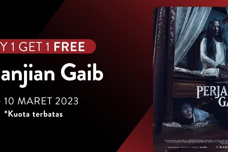 PROMO Tiket Buy 1 Get 1 Free Nonton Perjanjian Gaib (2023), Segera Dapatkan Sebelum Kehabisan!