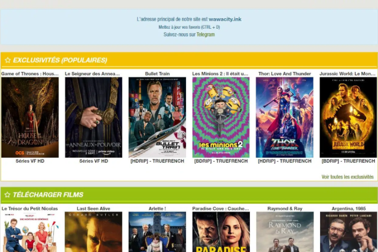 Nouvelle Adresse Wawacity en Juin 2025, Liens Gratuits de Film à Drame en Streaming