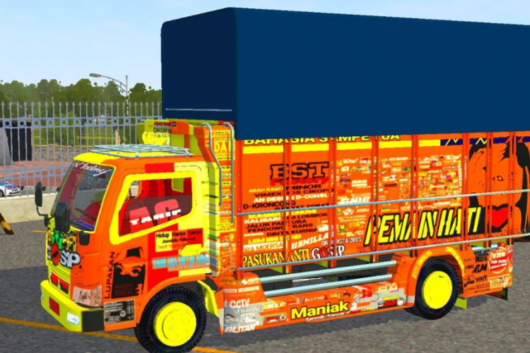 Download Livery BussID Truck Canter Anti Gosip Terbaru 2023, Tampil Kece dan Garang dengan Skin Baru