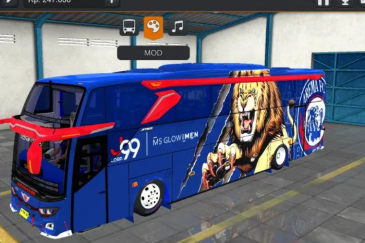 Download Livery BussID Arema FC Terbaru 2023, Buat Para Penggemar Main Makin Bersemangat!