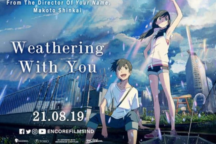 Nonton Film Weathering with You (2019) Full Movie HD Sub Indo, Kisah Romantis yang Terhalang Perbedaan Keadaan