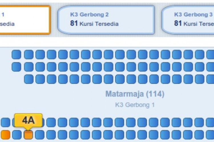 Tips Memilih Kursi Kereta Api dan Daftar Nomor Kursi yang Dekat Jendela Agar Tidak Pusing