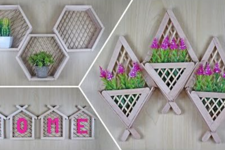 Cara Membuat Hiasan Dinding Stik Es Krim Kreatif, Langsung Ikuti Step by Step Berikut!