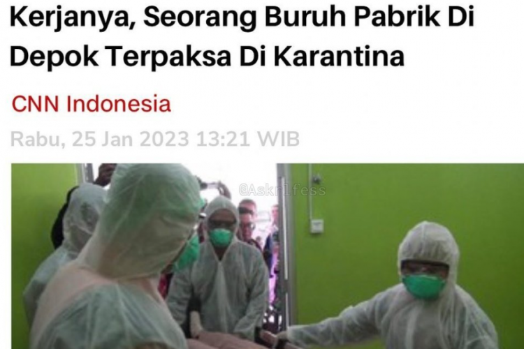 Geger! Buruh Pabrik di Depok Gigit Rekan Kerjanya Terpaksa Dikarantina Jadi Trending Twitter, Warganet: Beliau Terinspirasi The Last Of Us