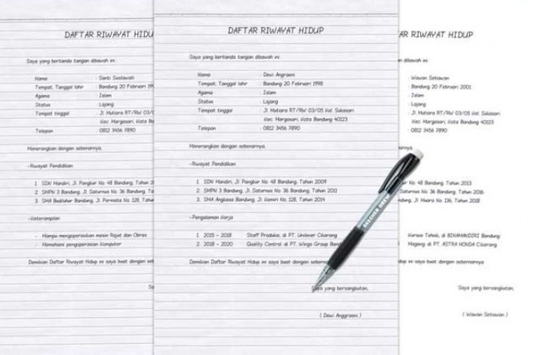 Berbagai Contoh Makalah Tulis Tangan di Kertas Folio, Rapi dan Benar! Dijamin Gak Ada Revisi Dari Dosen