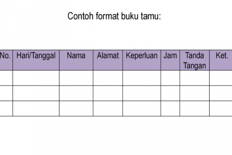 Contoh Buku Tamu Kunjungan Kantor Perusahaan Bentuk Digital, Praktis dan Bisa Dibawa Kapan Saja!