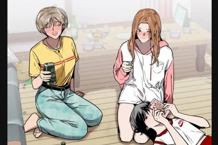 Link Baca Manhwa The Girl Downstairs (Doona!) Chapter 1 Bahasa Indo, Kehidupan Percintaan Mahasiswa yang Menarik