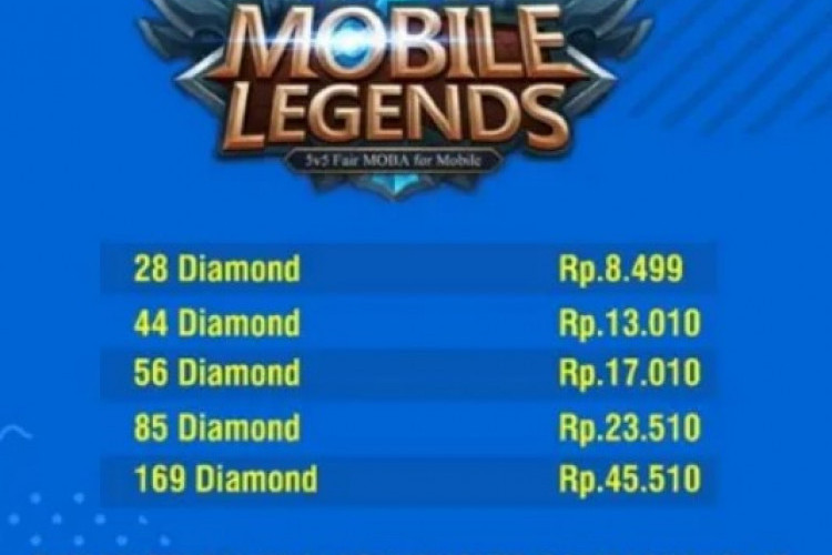 Harga Diamond ML Termurah Lengkap Dengan Tempat Jualnya, Lumayan Bisa Hemat!