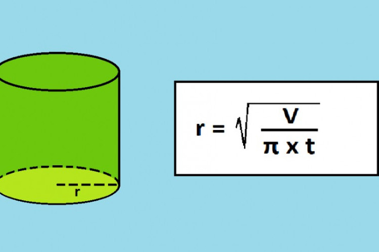 Rumus Mencari Jari Jari Tabung, Ketahui Caranya Dengan Jika Diketahui Beberapa Bagiannya!