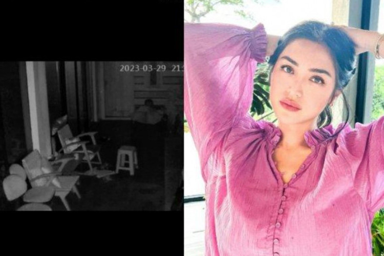 Bikin Merinding! Rekaman CCTV Penampakan Pocong di Rumah Jessica Iskandar Viral di Media Sosial