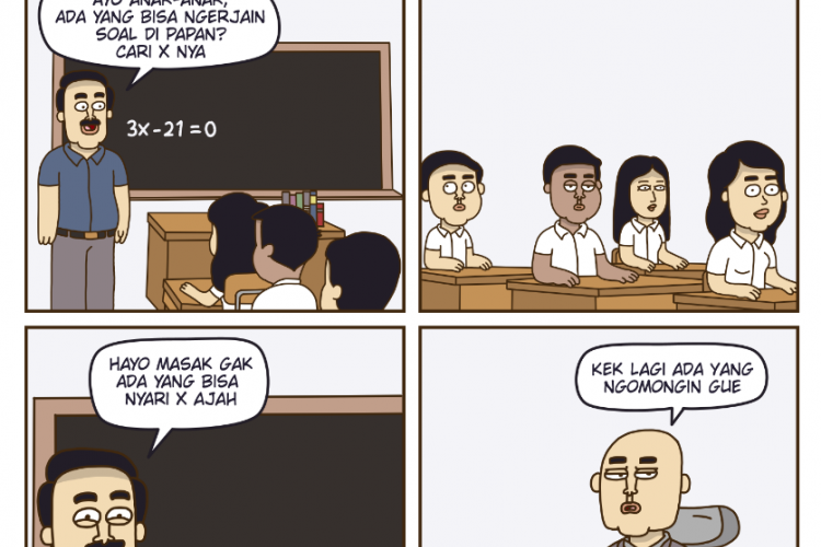 Contoh Gambar Komik Kegiatan Sehari-hari di Sekolah, Bisa Jadi Referensi untuk Tugas!