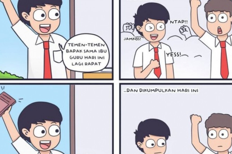 Contoh Komik Simple 4 Kotak Simpel, Berikut Langkah-langkah Membuatnya!