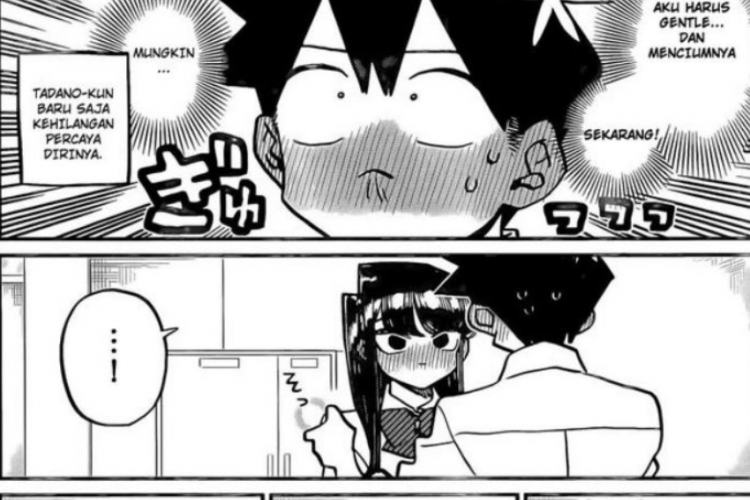 Link Baca Manga Komi-san wa Komyushou Desu Chapter 396 Bahasa Indonesia, Pertemuan Tadano dengan Komisan