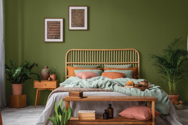 Perpaduan Warna Hijau Olive dan Army Untuk Interior Design Rumah 