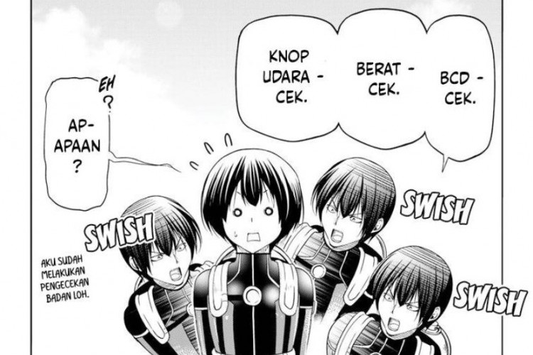 Baca Manga Grand Blue Chapter 82 Bahasa Indonesia, Lori dan Temannya Kembali Bermain Ke Pantai 