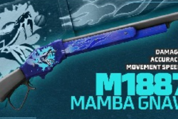 Cara Mendapatkan SG M1887 Mamba Free Fire Gratis dan Paling Mudah, Akurasi Menang Tinggi