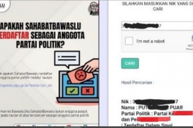 NIK Bisa Dicuri Parpol Pemilu! Tidak Perlu Khawatir Karena Bisa Diadukan ke KPU