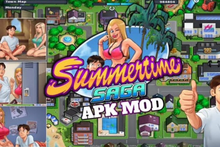 Download Summertime Saga Mod APK 0.20.17 Free All Unlocked Paling Update 2024 Cocok Untuk Kencan Pertama!