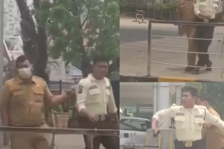 Video ASN Palembang Ribut Dengan Security Viral Bikin Panas Warganet: Mano simbol ASN Berakhlaknyo